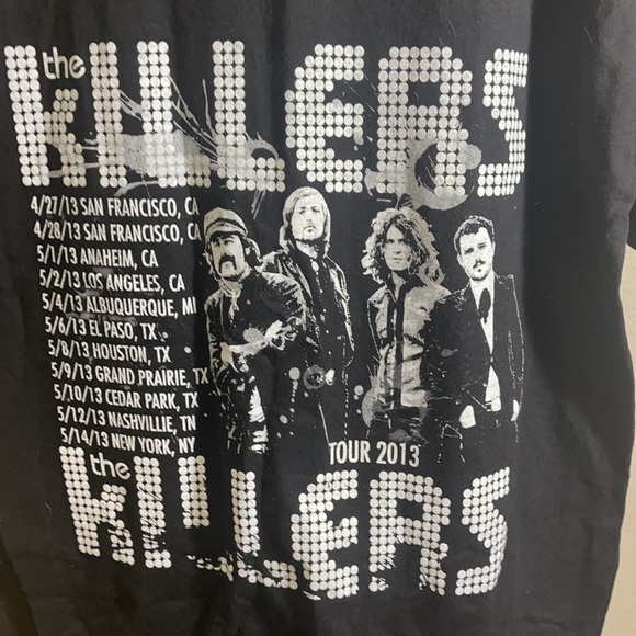 AWESOME THE KILLERS 2013 TOUR SHIRT - Picture 3 of 4